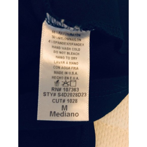 Solemio Sexy Black Fit And Flare Mesh Cutout Dress Size Medium - Picture 6 of 6